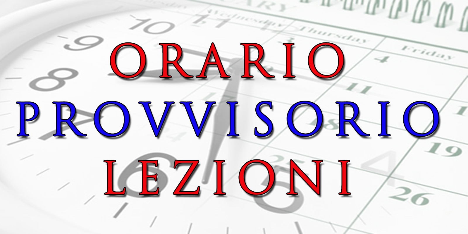 Orario Provvisorio a.s. 2024/25